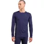 Odlo BL TOP crew neck l/s MERINO 200 długi rękaw, bielizna termoaktywna, rozmiar L, niebieski