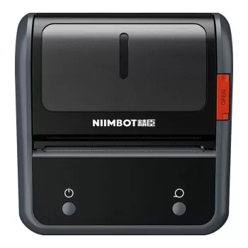 Termiczna drukarka etykiet NIIMBOT B3S_P 300 dpi Bluetooth przenośna, szara