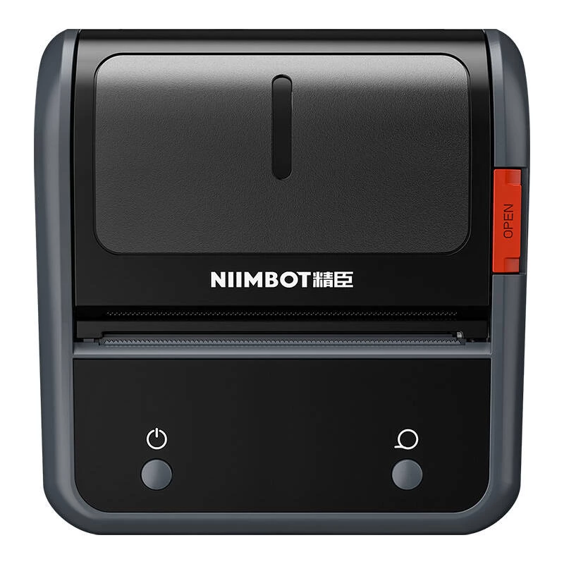 Termiczna drukarka etykiet NIIMBOT B3S_P 300 dpi Bluetooth przenośna, szara