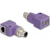 DeLOCK 60679 adapter złączy M12 RJ45 fioletowy