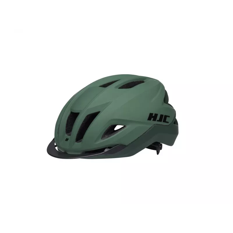 Kask rowerowy HJC CROSSER MT zielony khaki rozmiar S — ochronny kask rowerowy