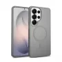 Crong Hybrid Matte Magnetic - magnetyczne etui do Samsung Galaxy S26 Ultra — TPU/PC, szary