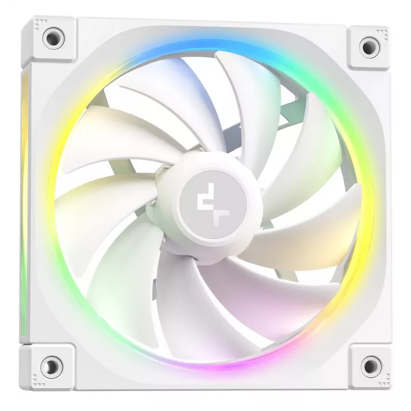 Chłodzenie cieczą DeepCool LQ360 biały, chłodnica 360 mm, wentylatory RGB