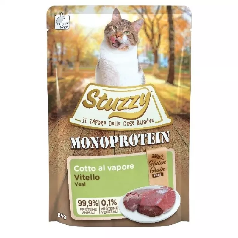 STUZZY Monoprotein Wołowina - mokra karma dla kotów - 85 g