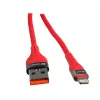 Kabel USB A-Lightning 1m Czerwony
