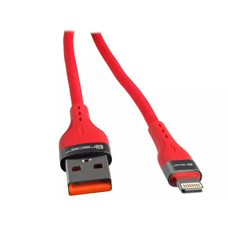 Kabel USB A-Lightning 1m Czerwony