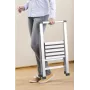 WENKO Alu-Design Klapptrittleiter Single-speed - 150 kg - 3,2 kg - 35 cm - 71 cm - 43,5 cm - 5,5 cm (601010100)