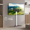 Uchwyt/stojak TV ONKRON TS1140-W do ekranów 66–165,1 cm (26–65 cali), 35 kg, VESA 100x100–400x400, wysokość 880–1100 mm, biały
