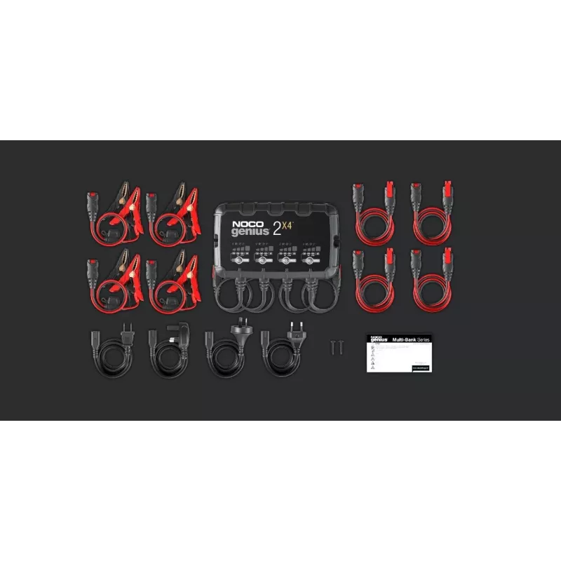 GENIUS2X4 8A 4-Bank Battery Charger