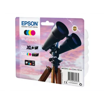 Epson 502 XL wkład atramentowy 4 szt. Oryginalny Wysokowydajny (XL) Czarny, Niebieski, Purpurowy, Żółty