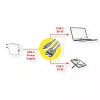ROLINE - Kabel USB - 24-pin USB-C (M) na 24-pin USB-C (M) - USB 2.0 - 1,85 m - zasilanie USB (100 W) - Czarny (11.02.8308)