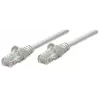 Kabel krosowy sieciowy Intellinet, Kat.6, 0,5 m, szary, CCA, U/UTP, PVC, RJ45, pozłacane styki, zabezpieczenie przed zaczepianiem, odciążka, dożywotnia gwarancja