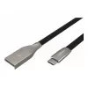Kabel NATEC USB-C/A 2.0 1m prati 1m czarny metal