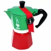 Bialetti Moka Express Italia 6TZ (300 ml) czerwono-zielony