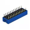 Przełącznik DIP do PCB DELOCK 66388, niebieski plastik, 10 szt., 31,9×9,9×5,5 mm