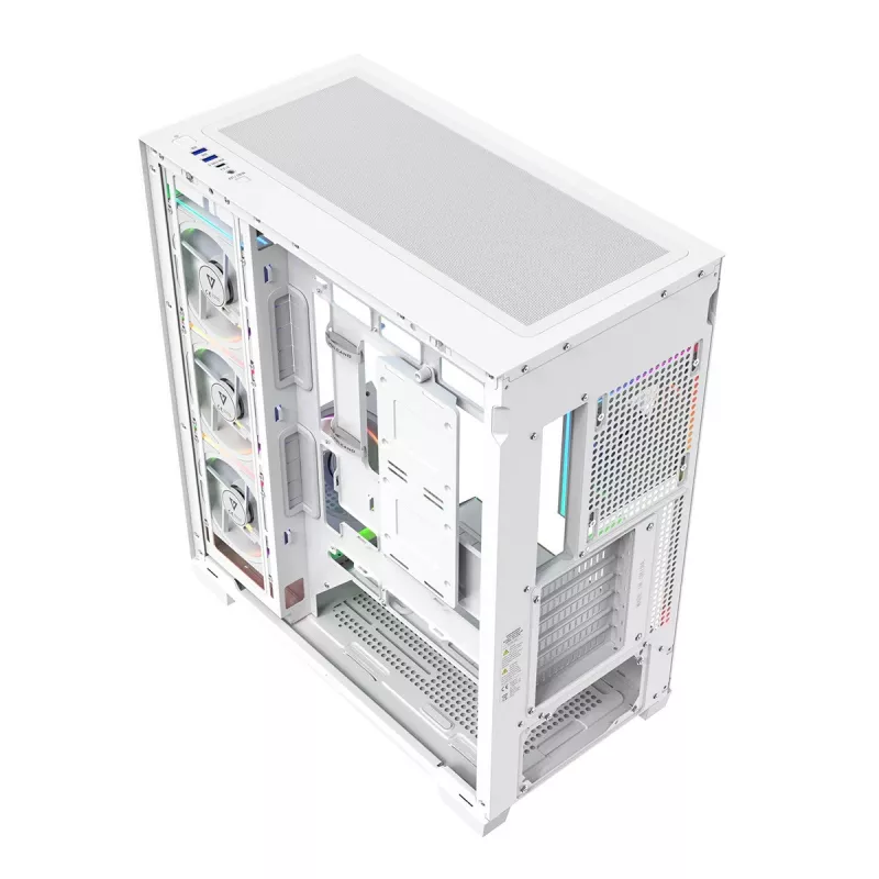 Modecom Volcano Stellar Plus ARGB Midi 5F Biały