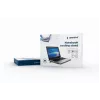 Podstawka pod laptopa Gembird NBS-1F15-04 do laptopów do 15 cali, czarna, ABS, 330×250×25 mm