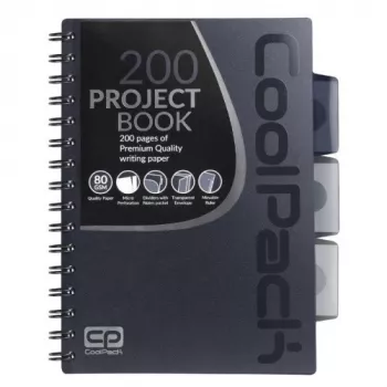 Notatnik spiralny A5 Coolpack Szary