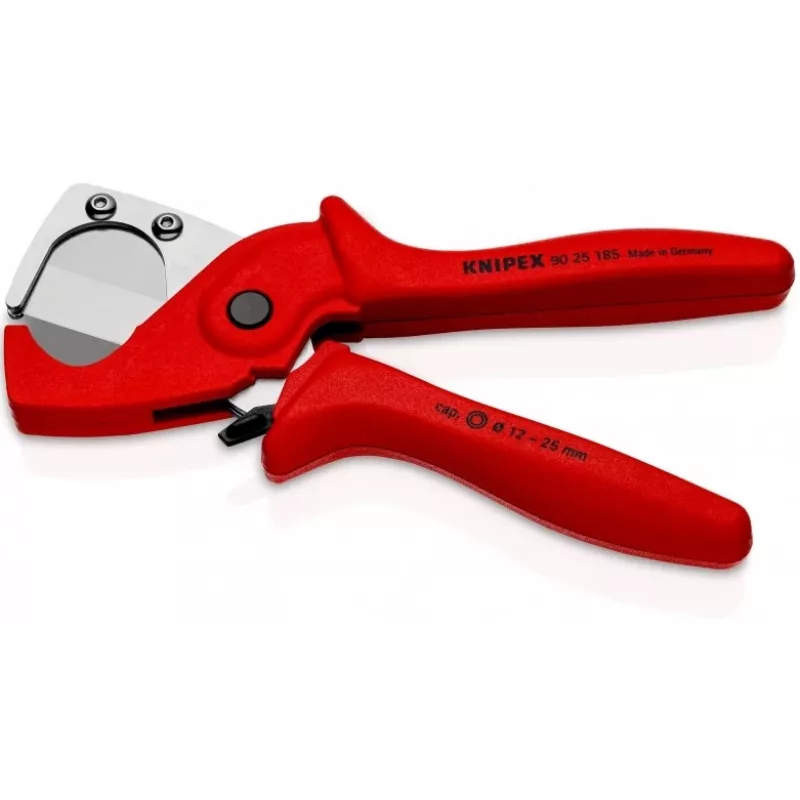 Knipex 90 25 185 - Obcinak do rur - Stal - Plastik - Czerwony - 1,2 cm - 18,5 cm (90 25 185)