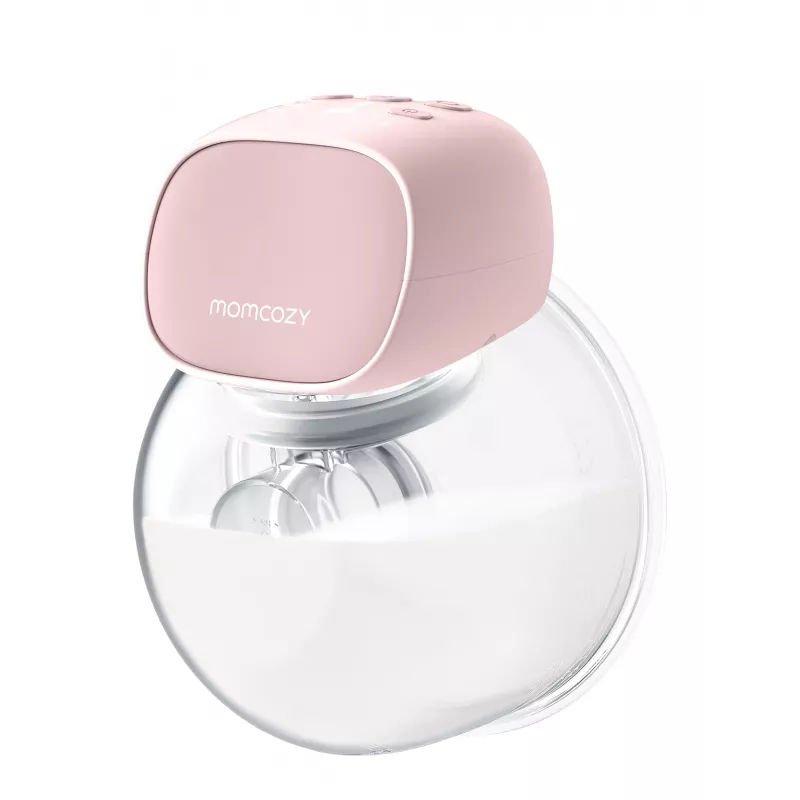 Momcozy S9 Pro Pojedynczy elektryczny laktator różowy, 180ml