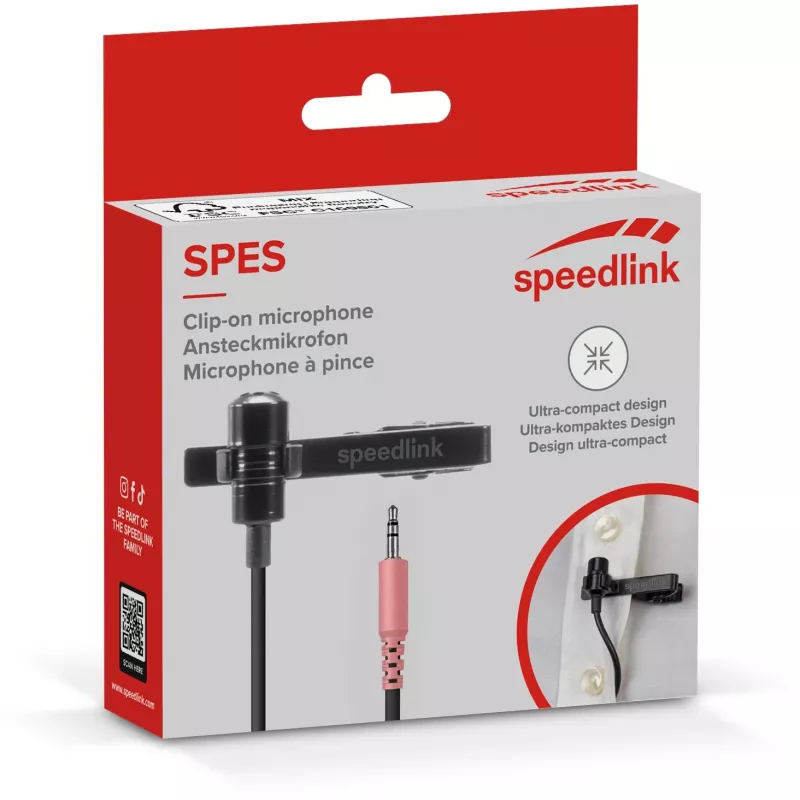 Mikrofon przypinany SPEEDLINK SPES