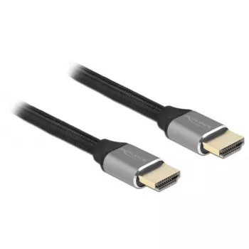 Kabel HDMI DeLOCK Ultra High Speed 48 Gb/s 8K 60 Hz szary 1 m