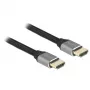 Kabel HDMI DeLOCK Ultra High Speed 48 Gb/s 8K 60 Hz szary 1 m