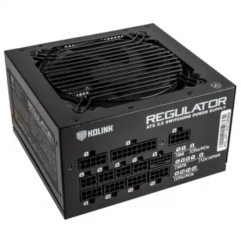 Kolink Regulator 80 PLUS Gold PSU, ATX 3.0, PCIe 5.0, modularny - 1000 watów