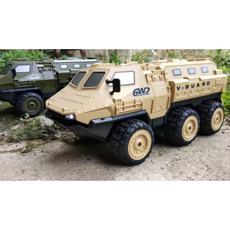 Amewi V-Guard pojazd opancerzony 6WD 1:16 RTR zdalnie sterowany model RC z silnikiem elektrycznym (22585)