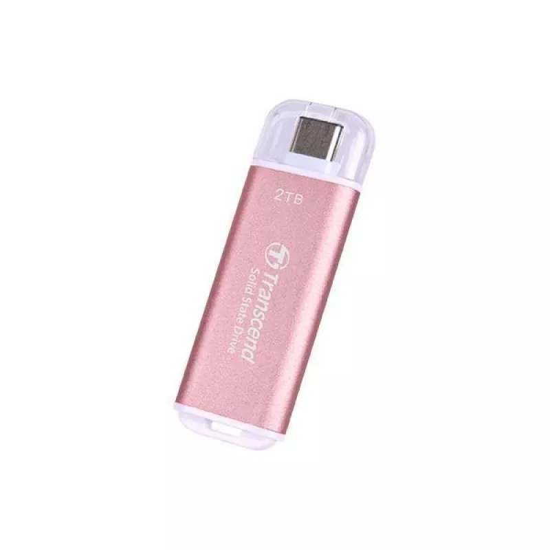 Dysk SSD Transcend 512 GB zewnętrzny USB Type-C ESD300 Pink