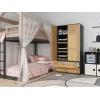 Topeshop SZAFA MALWA AN/AR K bedroom wardrobe/closet 5 shelves 2 drzwi(s)