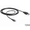 Kabel USB DeLOCK USB 2.0-A - micro-USB B 1,5m