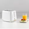 Toster Taurus TO800P 2-kromkowy 800 W Biały z przyciskami i pokrętłem