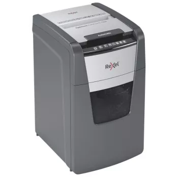 Rexel Optimum AutoFeed+ 130X niszczarka do papieru, cięcie poprzeczne, 55 dB, 22 cm, czarny, srebrny