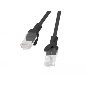 Kabel sieciowy LANBERG PCU5-10CC-0200-BK RJ-45 Cat5e U/UTP 2 m Czarny