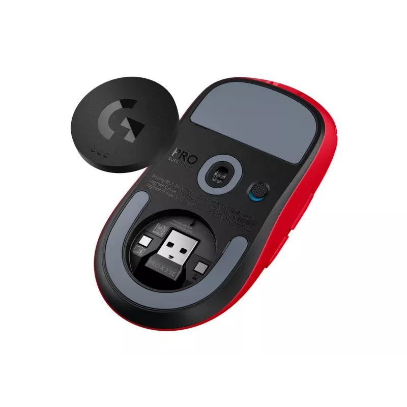 Logitech G PRO X SUPERLIGHT 2 SE Mysz - Gaming - Bezprzewodowa - Czerwona