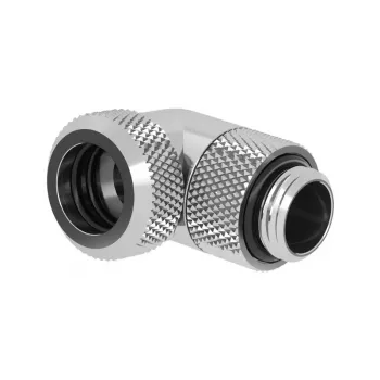Barrow Multi-Link Adapter Connector 90 degrees G1/4 AG to 12mm AD Hardtube - Rotatable, srebrny (TWT90KND-K12 s)