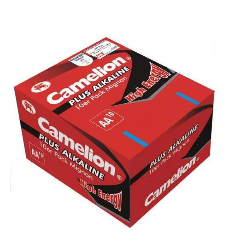 Bateria jednorazowa CAMELION LR6-SP10 AA alkaliczna 1,5 V, 10 szt., 49,8 mm x 1,41 cm, 24 g każda