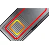 Elektryczny grill stołowy Rommelsbacher BBQ 2003 — 1900 W, 50×25 cm, ryflowana + Teppanyaki, regulowany termostat, srebrny/czarny