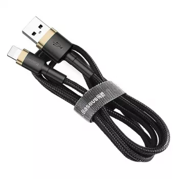 Kabel Baseus Cafule USB Lightning 1,5 A 2 m (złoty + czarny)