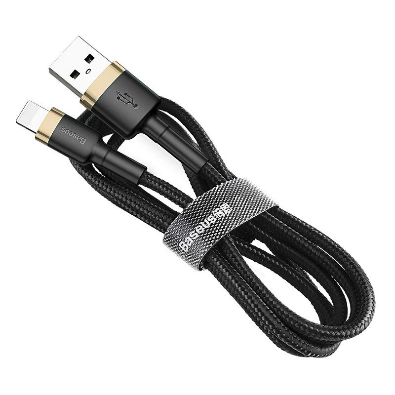Kabel Baseus Cafule USB Lightning 1,5 A 2 m (złoty + czarny)