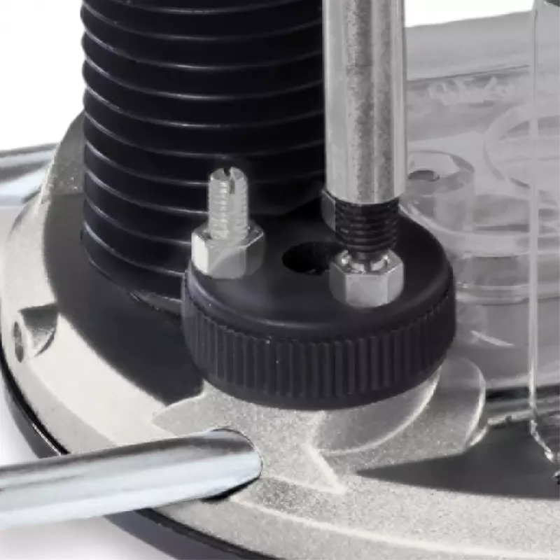 Einhell Oberfräse TE-RO 1255 E - 1200 W - Ø 6 und 8 mm - Drehzahlregelung - Parallelanschlag - Absaugadapter - inkl. Zubehör