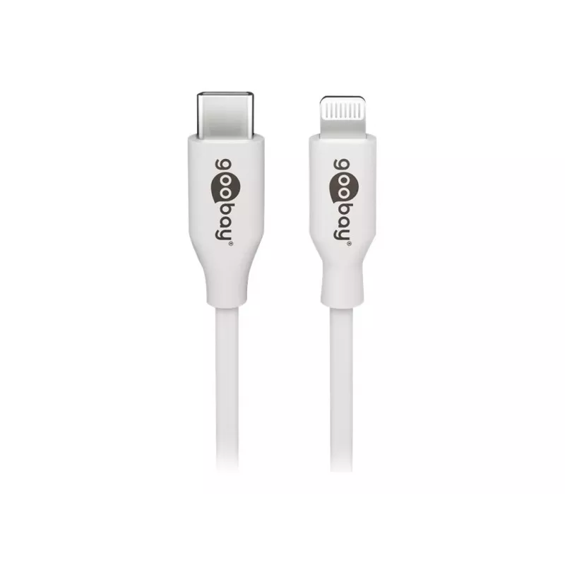 Goobay | Lightning - USB-C USB charging and sync cable | USB-C to Lightning Apple Lightning male (8-pin) | USB-C male