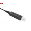 Słuchawki Koss CS200 USB, przewodowe, nauszne, połączenia/muzyka, USB Type-A, czarne