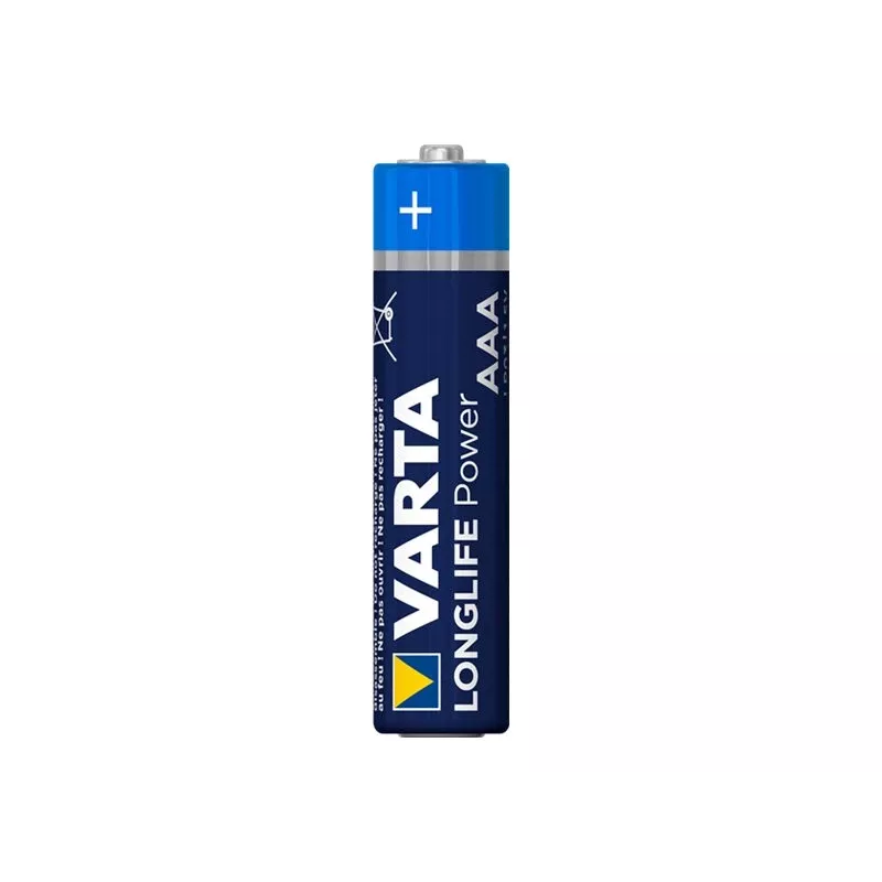 Jednorazowa bateria alkaliczna AAA Varta Longlife Power 1,5 V, 40 szt.