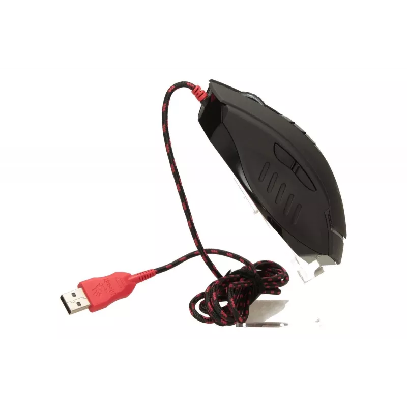 Mysz gamingowa A4Tech Bloody V8m — 3200 DPI, 8 przycisków, optyczna V-Track, USB Type-A, czarna