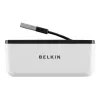 Belkin USB 2.0 4-Port Travel Hub, Srebrny, F4U021bt