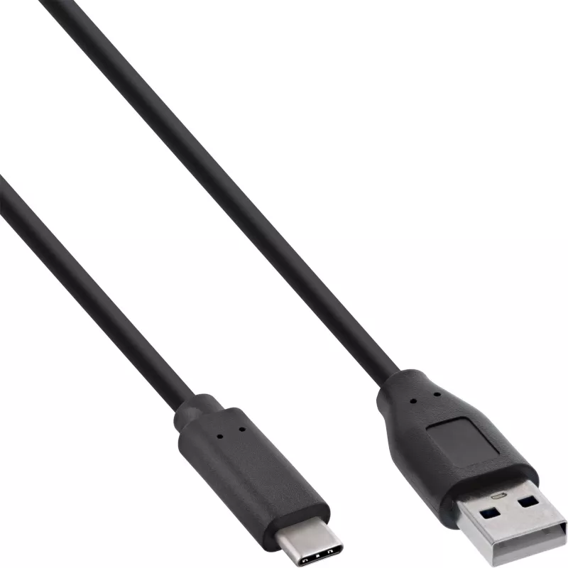 InLine kabel USB 2.0 USB-C do A, czarny, 1 m, 130 szt. opakowanie zbiorcze (B-35731)