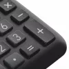 Podstawowy kalkulator biurkowy CASIO MS-8F – 8-cyfrowy, bateria/słoneczny, 26 klawiszy, funkcje walutowe i podatkowe, obliczanie zysku, czarny