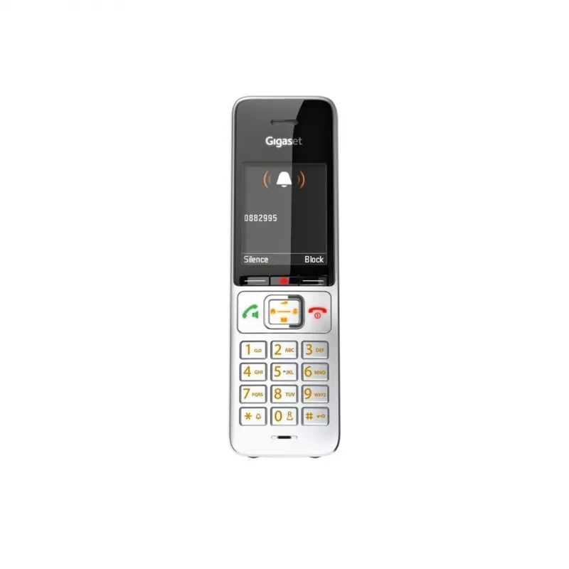 Gigaset COMFORT 500HX duo Analogowy/telefon DECT z identyfikacją rozmówcy Czarny, Srebrny